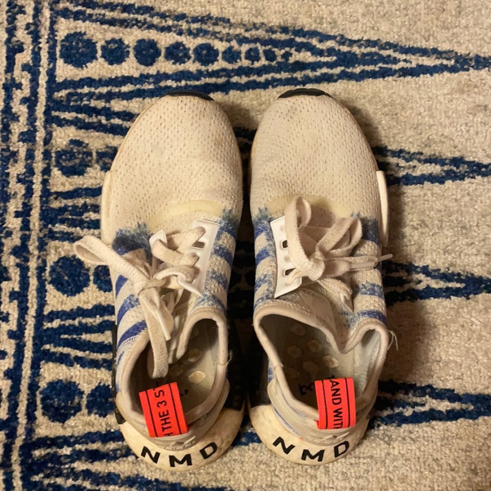 adidas nmd blue shoes